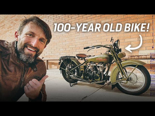 100-year old Harley! 1924 Model J Review | Daily Rider