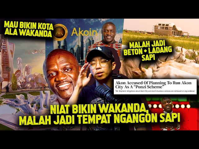 AKON S*NT*NG MAU BIKIN KOTA ALA WAKANDA, YANG JADI CUMA RANGKA BETON DAN PADANG RUMPUT