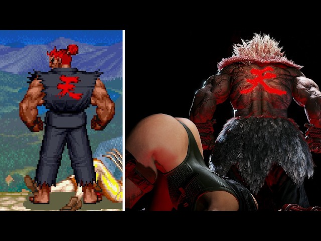 Evolution of Akuma‘s Raging Demon (1994-2024)