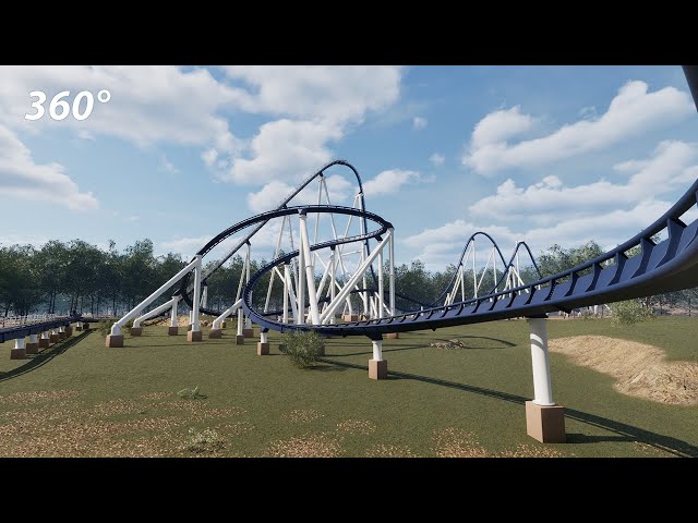 Wild roller coaster - Planet Coaster/360VR/4K