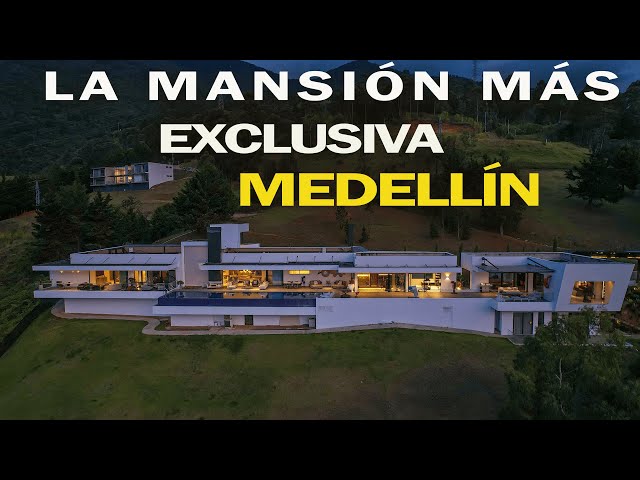 La MANSION mas INCREIBLE,   imponente y exclusiva de  Medellin