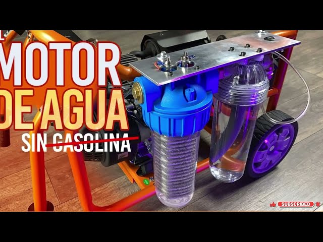 This HOMEMADE engine works with WATER, and I will show you STEP BY STEP