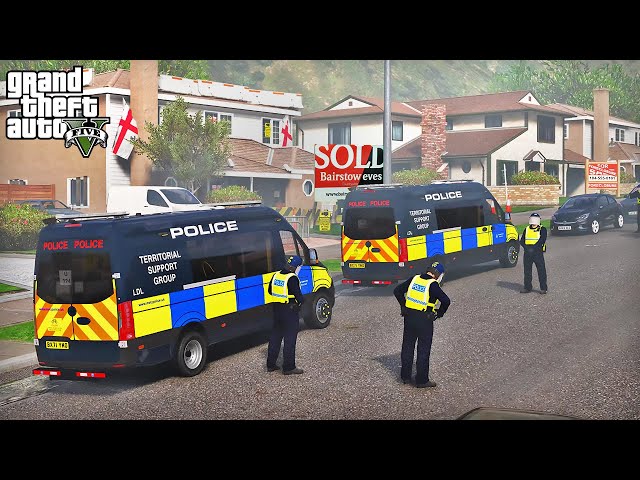 HUGE Police Raid on Conspiracy Theorist's Address | UK GTA 5 LSPDFR Mod