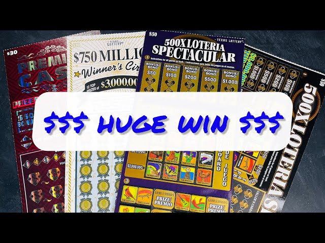 HUGE Win Playing Big Texas ScratchOff Tickets!! #lottery #texaslottery