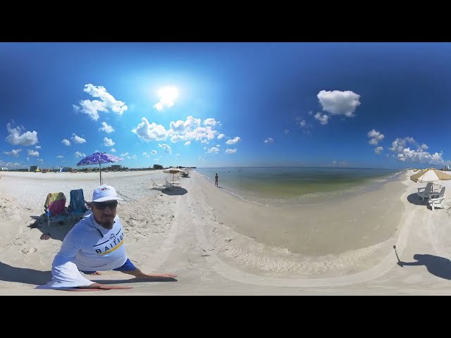 360°videos V R /TREASURE ISLAND BEACH FL #3 / Virtual Reality /Meta Quest 2/3 Pro/ Adventures Await!