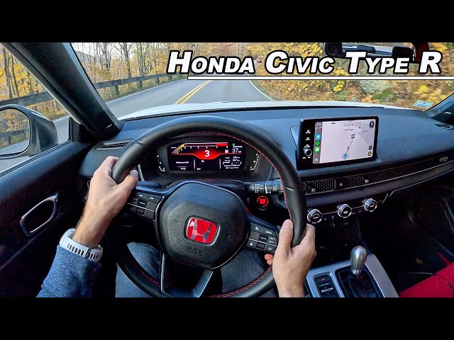 2023 Honda Civic Type R 17k Mile Update - Vermont Therapy Drive (POV Binaural Audio)