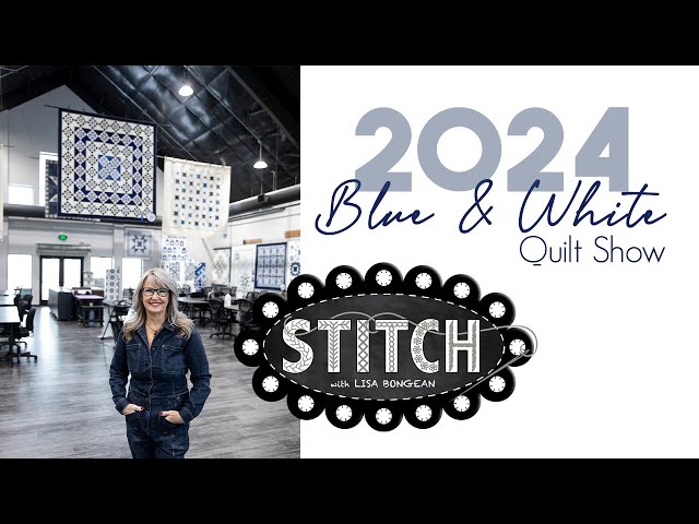 Blue and White Quilt Show 2024 | Lisa Bongean | Primitive Gatherings