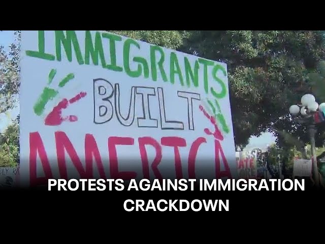 Protestors storm 101 freeway against Trump's immigration crackdown | KTVU