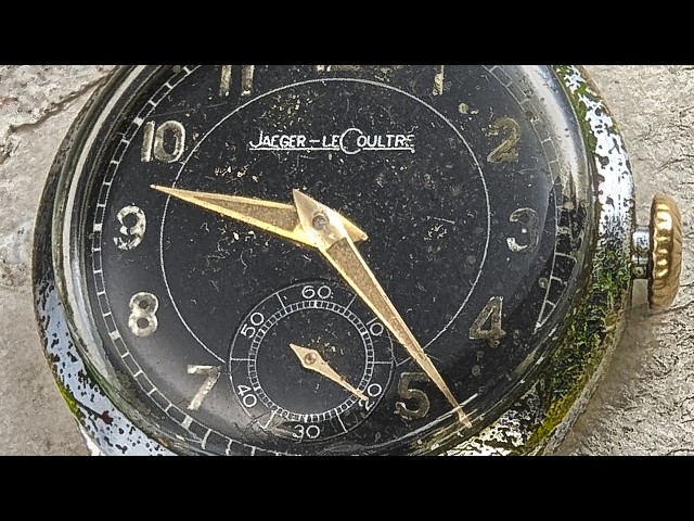 Restoring a Historic WW2 Watch with Rare Engravings - Vintage Jaeger LeCoultre 1940s