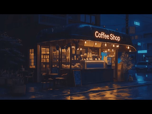 Nostalgic Lofi Hip Hop Beats 🏪 Cozy Coffee Shop & 1980s & 90s Late Night Coffee ☕ Lofi Rain Playlist