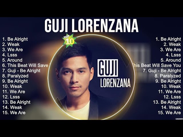 Guji Lorenzana The Best Of OPM Acoustic Love Songs 2023 Playlist ❤️ Top Tagalog Acoustic Songs C