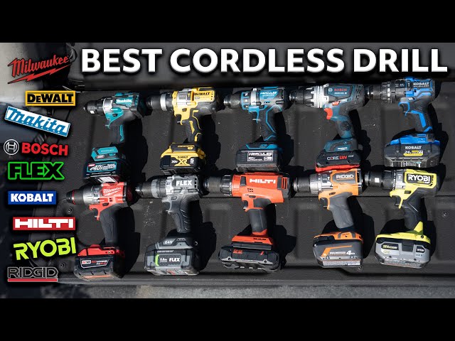 Best Cordless Drill 2024? Milwaukee, DeWalt, Makita, Flex