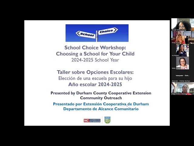 School Choice Workshop 2024