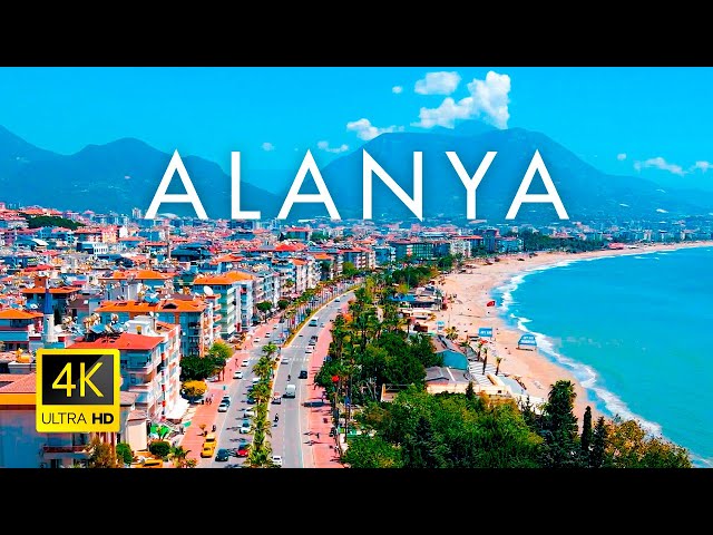 Alanya city, Turkey 🇹🇷 in 4K Ultra HD | Drone Video