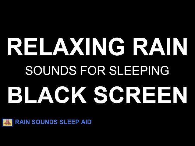 Fall Asleep Fast, Heavy Rain Downpour, Rain No Thunder, Relaxing Rain Sounds For Sleeping, Sleep Aid