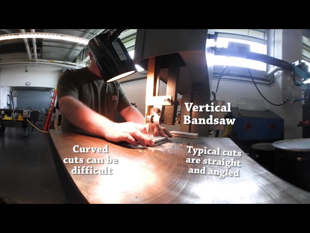 PSU Berks Machine Shop Tour: Vertical Bandsaw (360 Video)