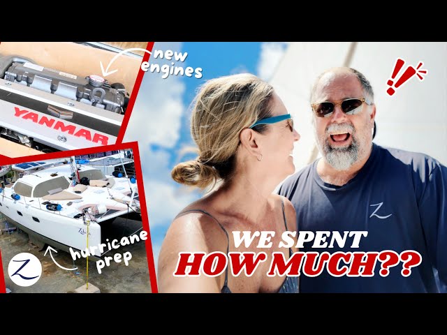 our BIGGEST COSTS of last year! (full breakdown - Caribbean sailing)