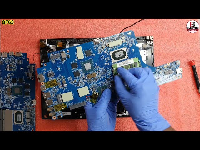 How To Replace Motherboard MSI GF63 / Disassembly And Assembly