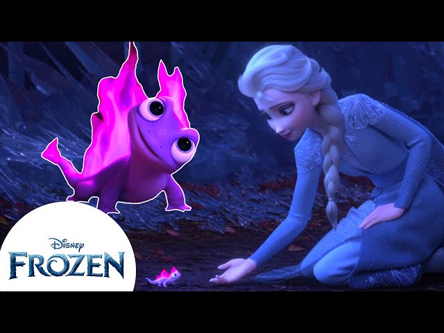 Elsa Tames the Forest Fire | Frozen