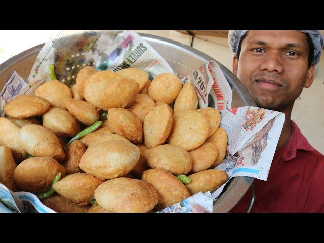 Moong Dal Kachori recipe II Crispy Moong Dal Kachori recipe IIStreet Kitchen