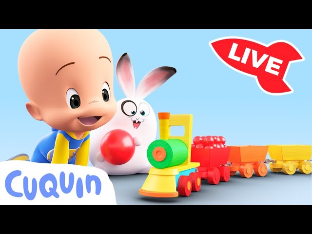 🔴 LIVE 🔴 Learn colors, numbers and shapes with Cuquín | Educational videos for kids #shorts #live