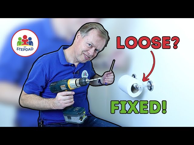 How to Fix a Loose Toilet Roll Holder for Beginners