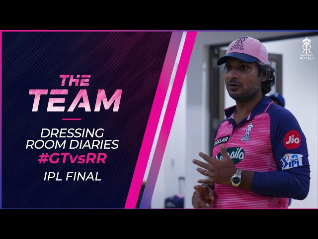 RR vs GT - Final | Sangakkara & Samson Address Royals Dressing Room One Last Time | Rajasthan Royals