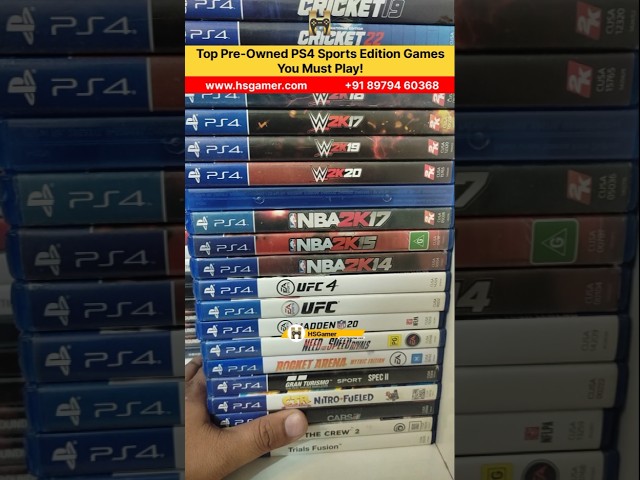 Top Pre-owned PS4 Sports Edition Games You Must Play! | HSGamer