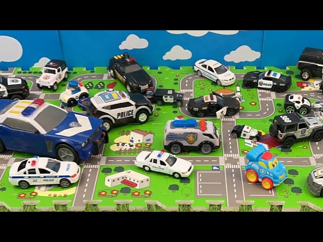 Live Police Car Toy Show! 🚓 Lights, Sounds, and Action!