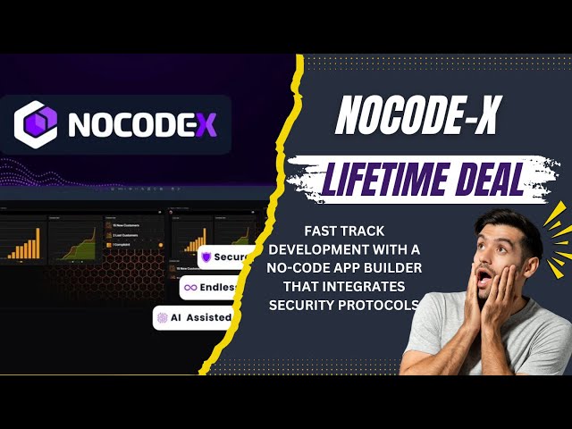 NoCode X Appsumo Deal: NoCode Software Builder Faster, Secured instantly! Lifetime Deal