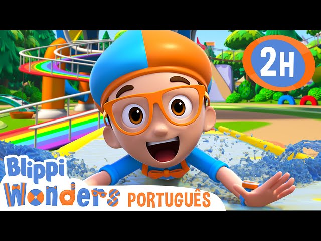 Vamos Curtir o Verão com o Blippi! | MARATONA DO BLIPPI! | Desenhos Animados Infantis em Português