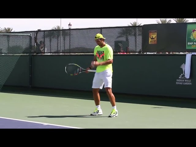 Rafael Nadal... BACKHAND in Slow Motion