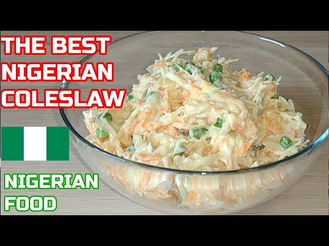 BEST NIGERIAN COLESLAW SALAD |HOW TO MAKE NIGERIAN COLESLAW |COLESLAW RECIPE|NIGERIAN SALAD|COLESLAW