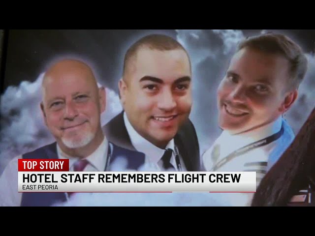 Crew for doomed American Eagle flight were often guests at an East Peoria hotel, its staff is dev...