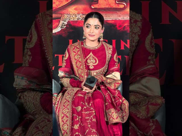 Rashmika Mandanna's Powerful Speech at the Chhaava Trailer Launch  #rashmikamandanna #chhaava