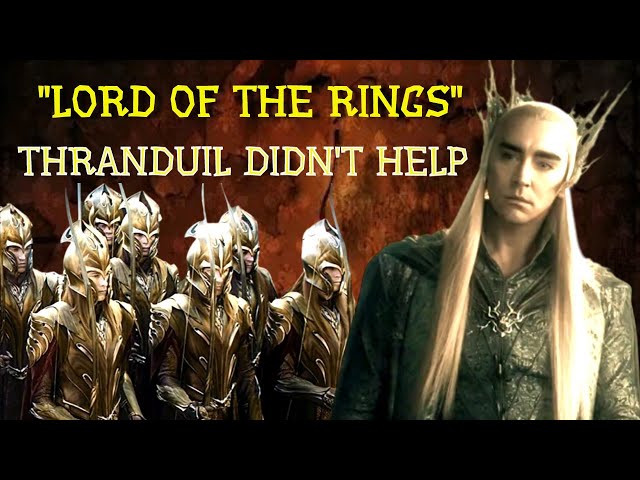 What was Thranduil hiding during the War of the Ring? The missing episode of Middle-earth.