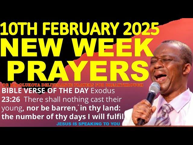 NEW WEEK PRAYERS LORD JESUS, FAVOUR ME THIS NEW WEEK | DR D.K OLUKOYA