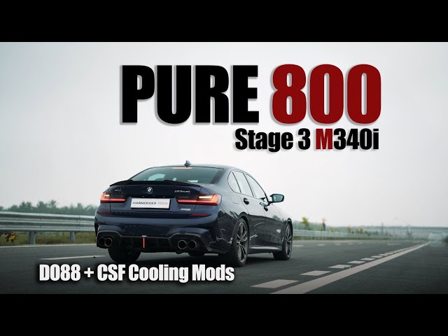 BMW M340i Stage 3 - Pure 800 Turbo & DO88 + CSF Cooling