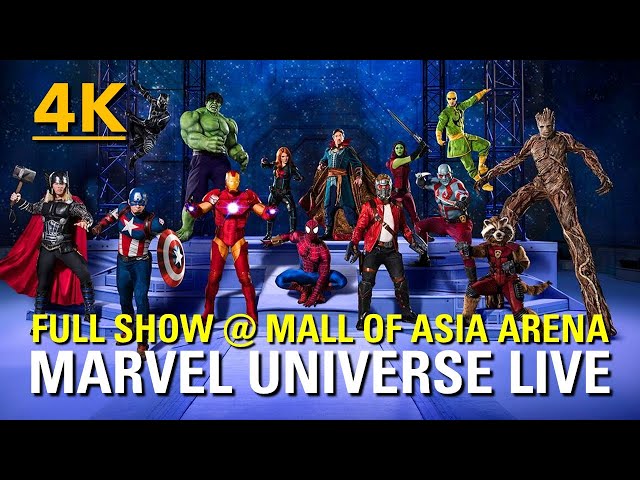 MARVEL UNIVERSE LIVE FULL SHOW 2024 @ Mall of Asia Arena PHILIPPINES [4K HDR] 🇵🇭