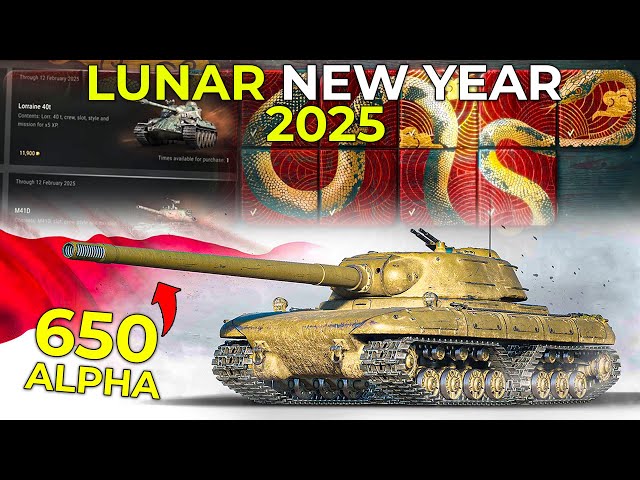 650 ALPHA DERP BEAST & LUNAR NEW YEAR 2025 | World of Tanks News