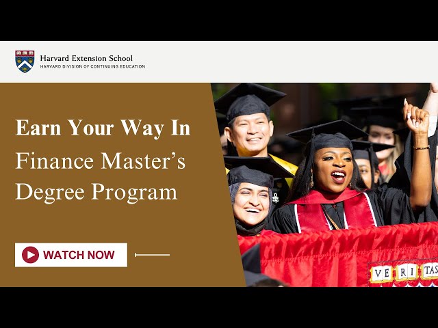 Earn Your Way In | Finance Master’s Degree Program