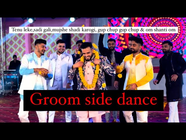 Wedding dance performance |tenu leke |sadi gali |mujse shadi karogi |Gup chup gup chup| om shanti om