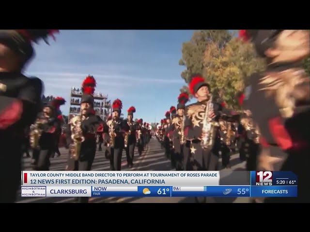 Taylor County band director to perform in Rose Parade