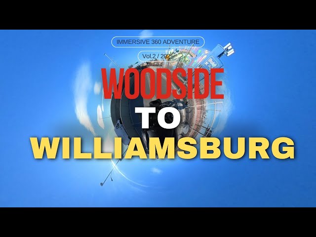 360° Winter Ride: Woodside to Williamsburg | Queens to Brooklyn Virtual Tour