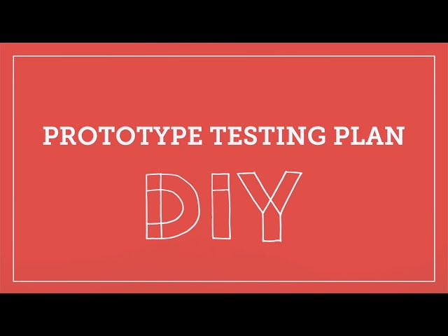 DIY Toolkit | Prototype Testing Plan