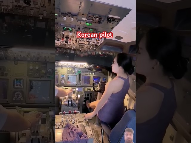 Korean pilot #viralreels #viralshorts #youtubeshorts #reels #automobile #travel #flight #airport