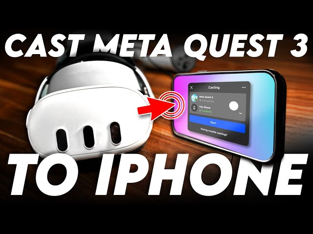 How to cast Meta Quest 3 to phone - EASY step-by-step instructions