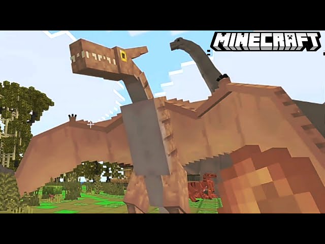 Minecraft Mega Mashup Dinosaurs!