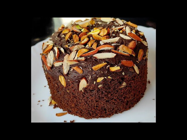 बिना Maida बिना Chini के Mummy ने बनाया इतना Healthy chocolate dry fruit cake in Pan