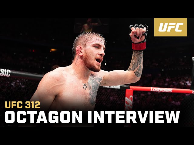 Tom Nolan Octagon Interview | UFC 312